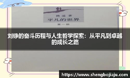 刘铮的奋斗历程与人生哲学探索:从平凡到卓越的成长之路